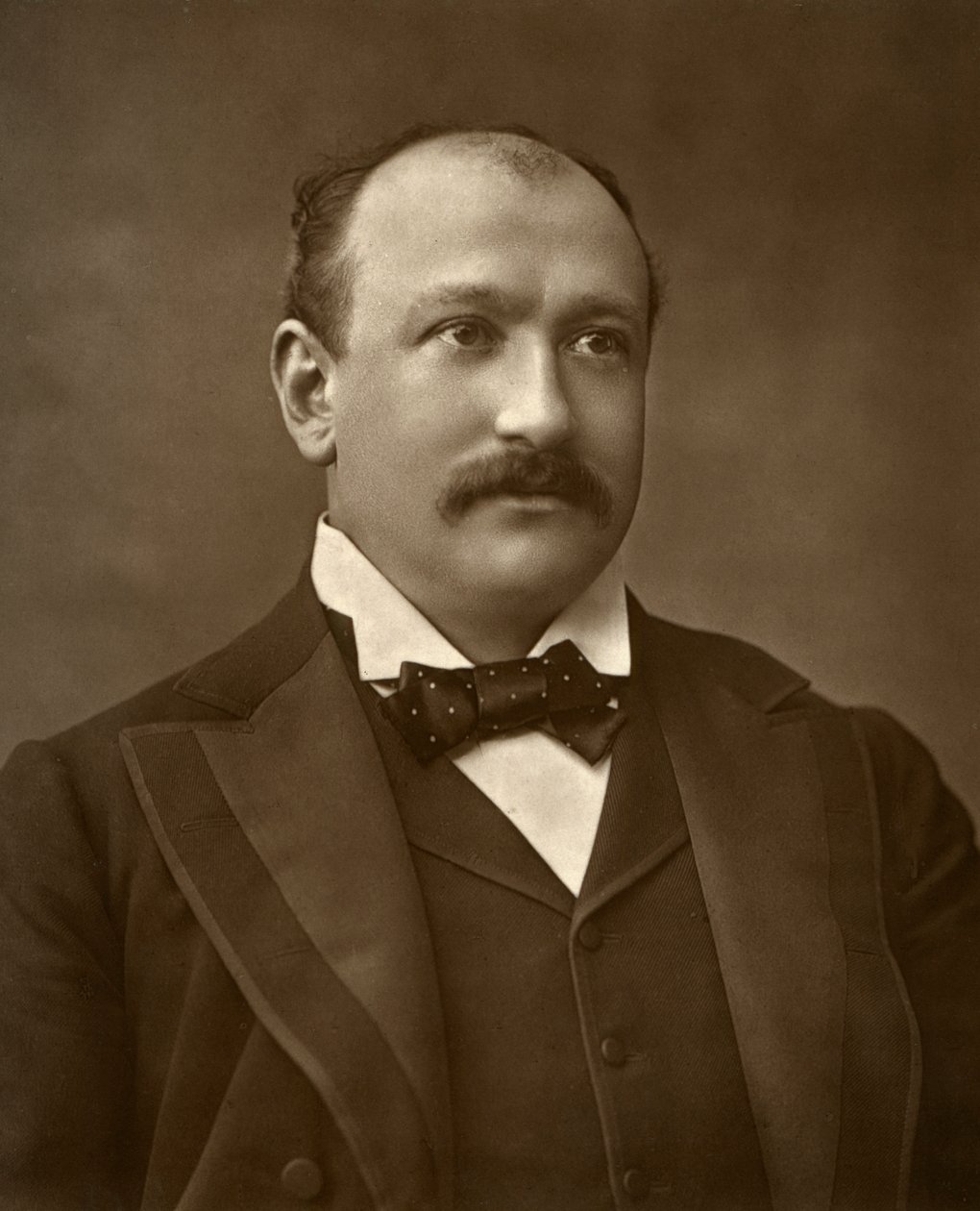 İngiliz aktör Augustus Harris, İnsan Doğası, 1886 by Barraud