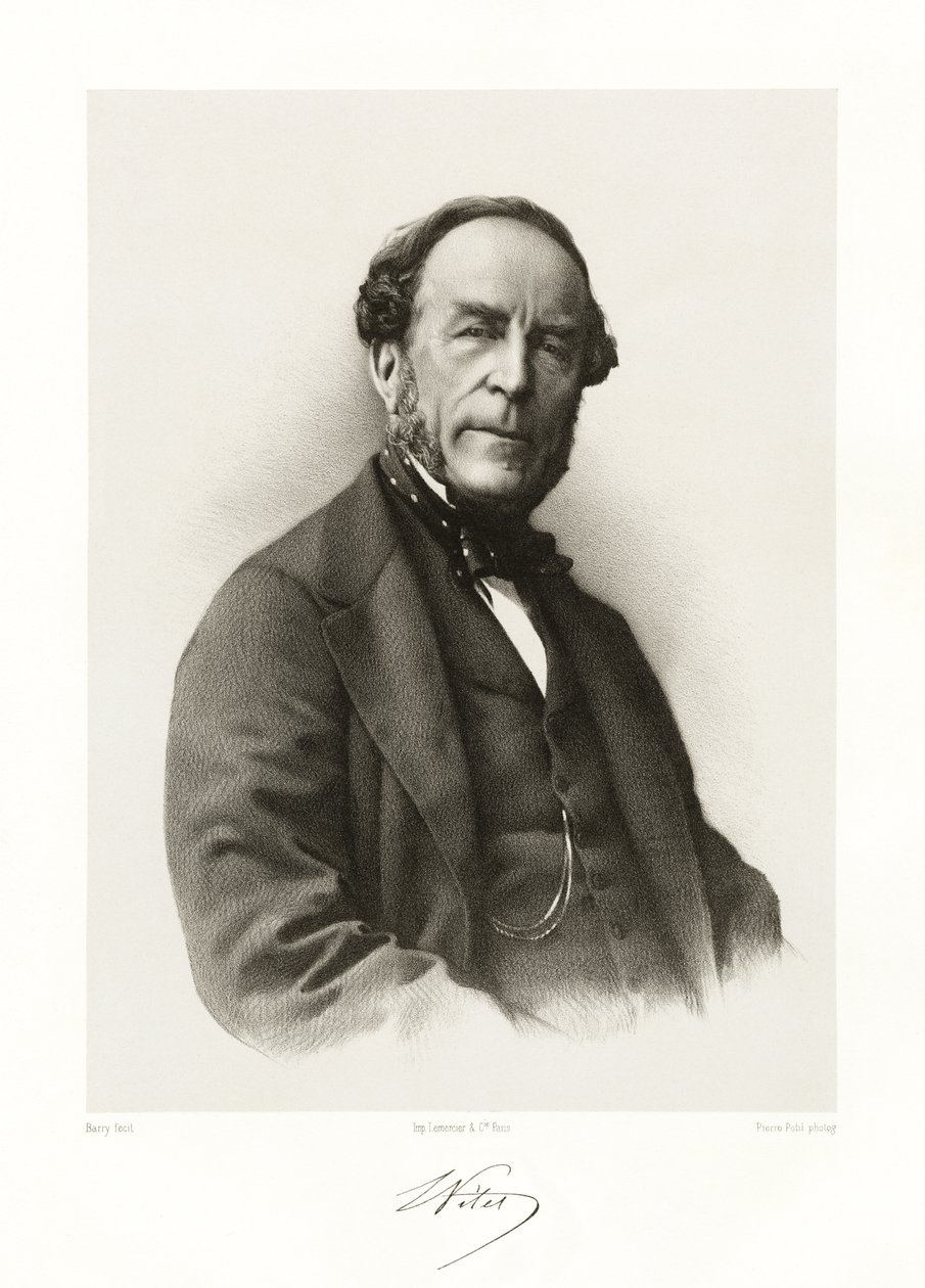 Louis Vitet, 1865-66 by Barry