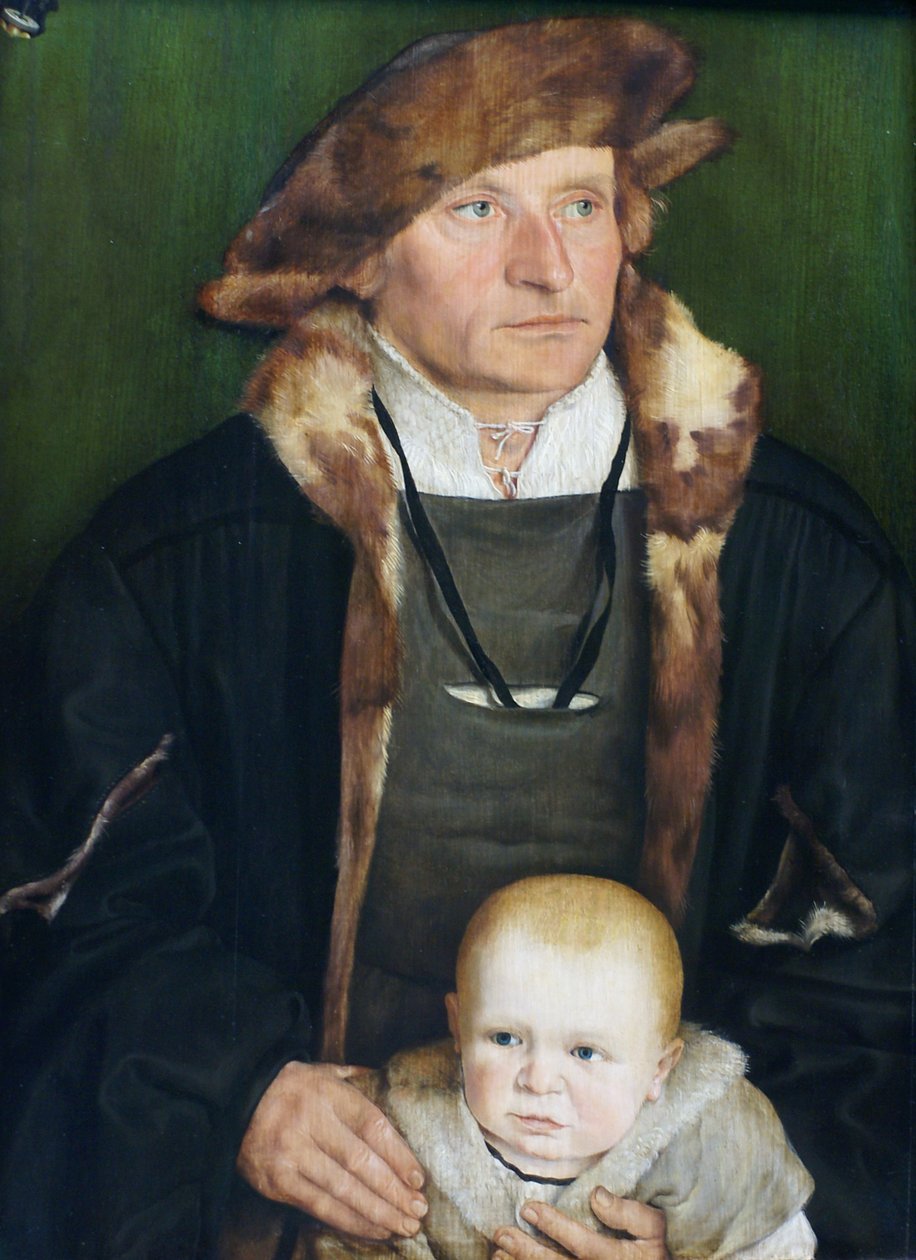 Hans Urmiller ve oğlu by Barthel Beham