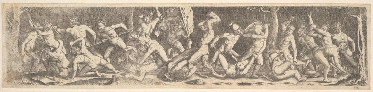 Banner kopyası için savaş, 16. yüzyılın başlarında. by Barthel Beham