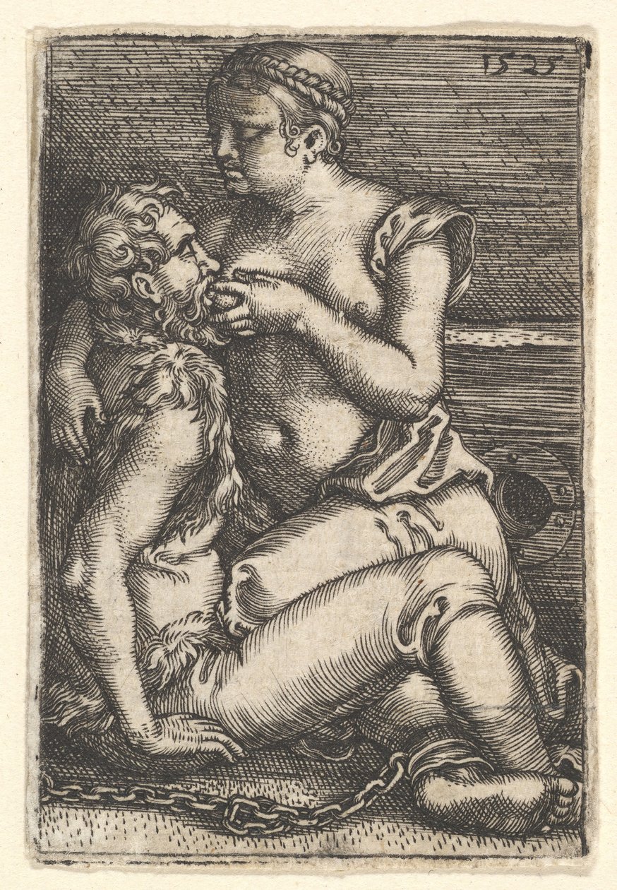 Cimon ve Pero, 17. yüzyılın ortalarında. by Barthel Beham