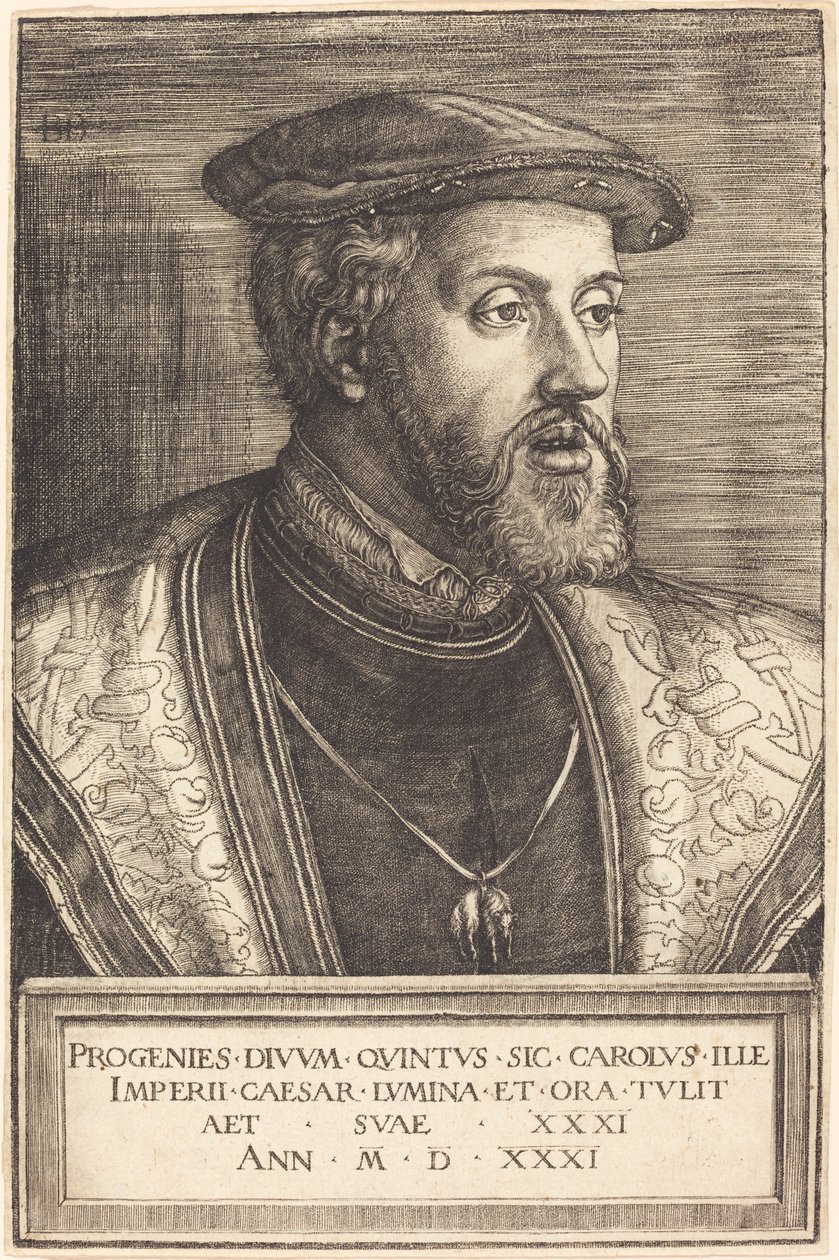 İmparator Charles V by Barthel Beham