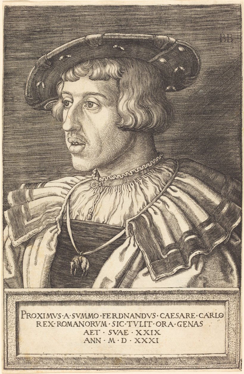 İmparator Ferdinand I by Barthel Beham