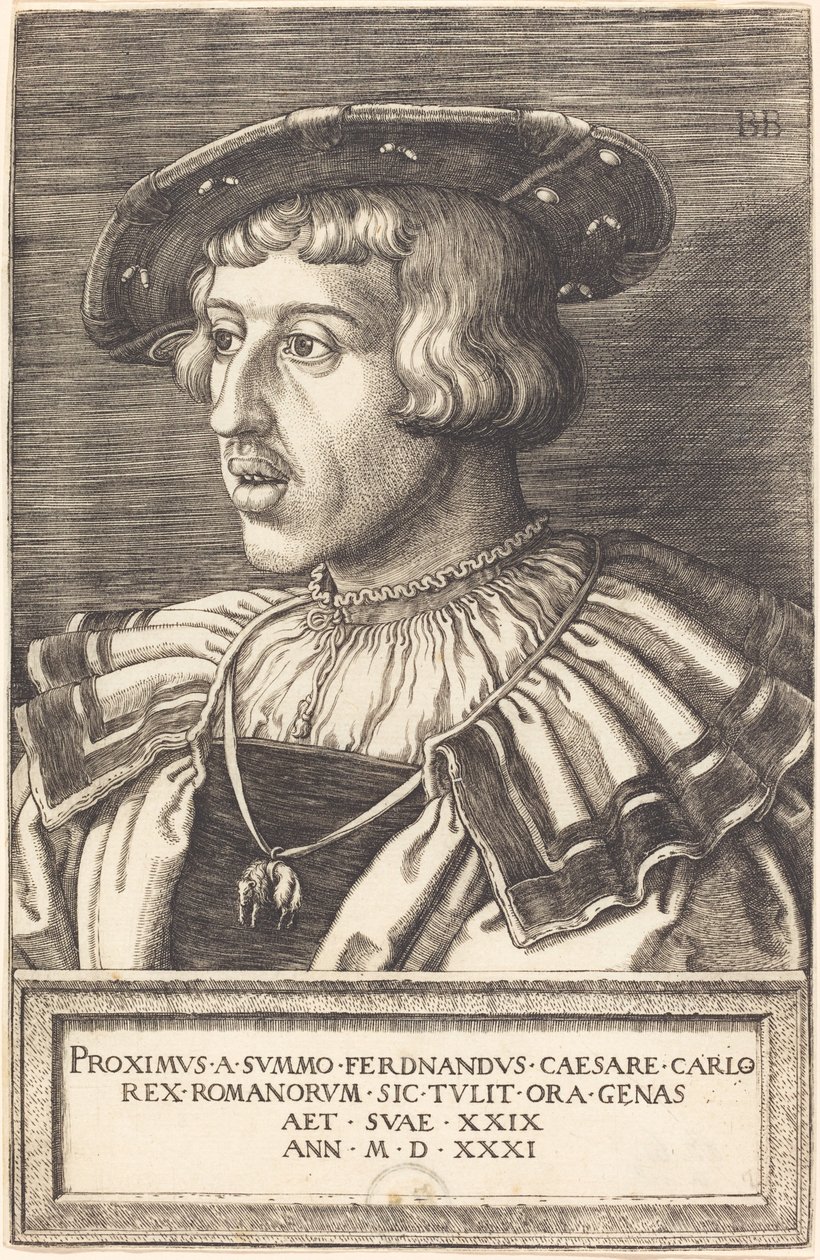 İmparator Ferdinand I by Barthel Beham