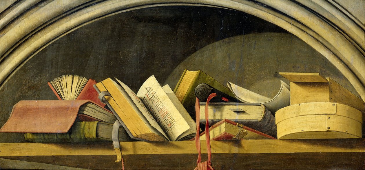 Nişte Kitaplarla Natürmort, 1442-45 by Barthelemy dEyck