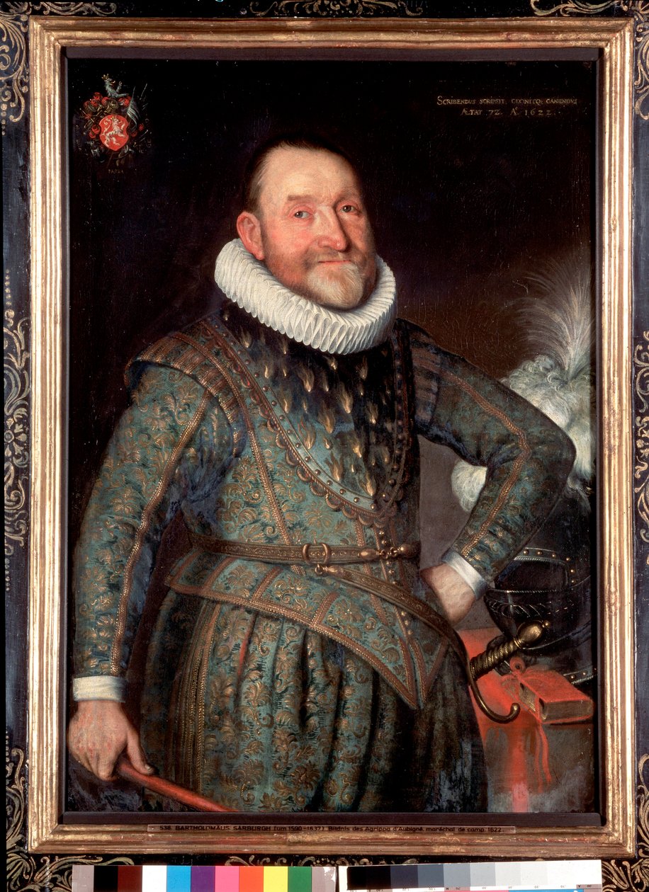Portre du poete francais Theodore Agrippa d