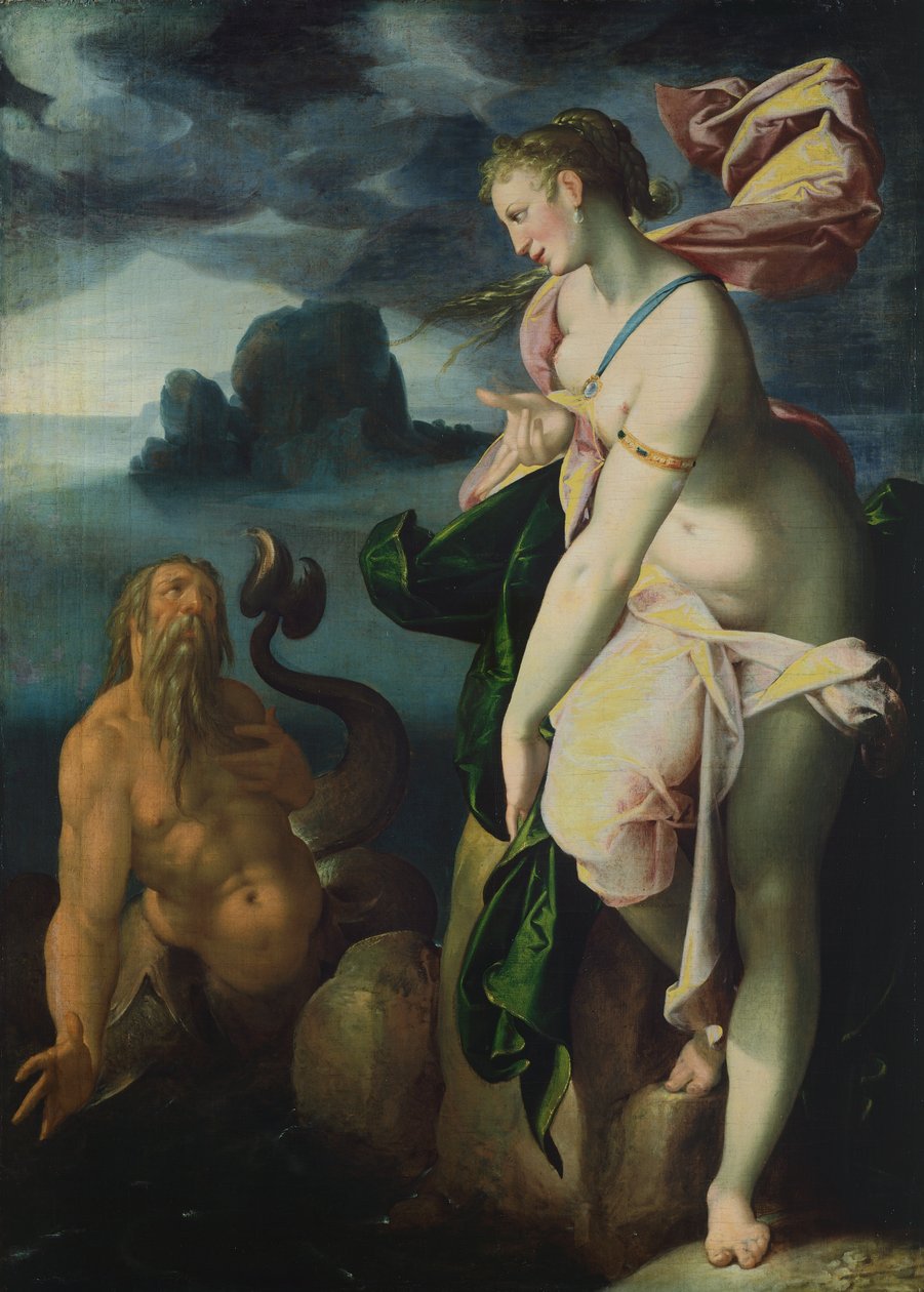 Glaucus ve Scylla by Bartholomaeus Spranger