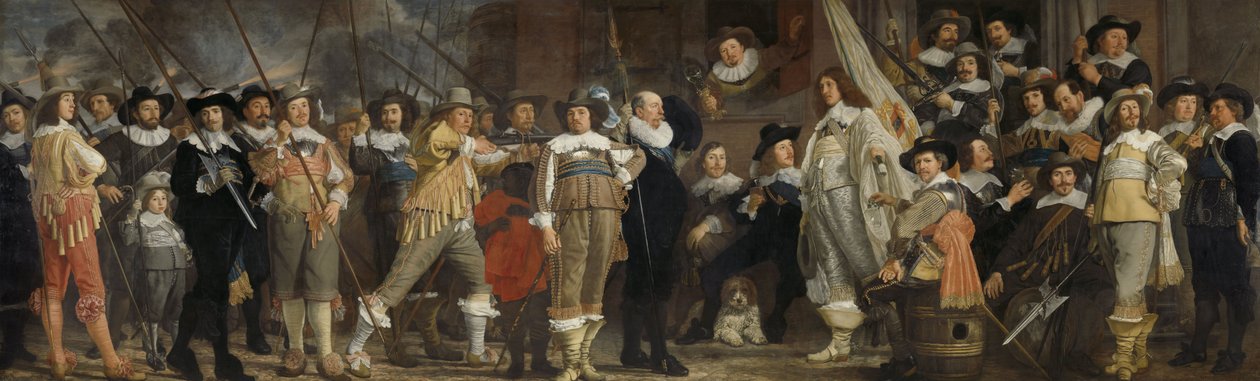 Len, Kaptan Roelof Bicker ve Teğmen Jan Michielsz tarafından yönetilen Amsterdam VIII. Blaeuw by Bartholomeus van der Helst