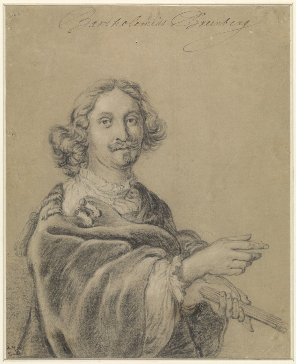 Bartholomew Breenbergh'in Portresi by Bartholomeus Breenbergh (possibly)