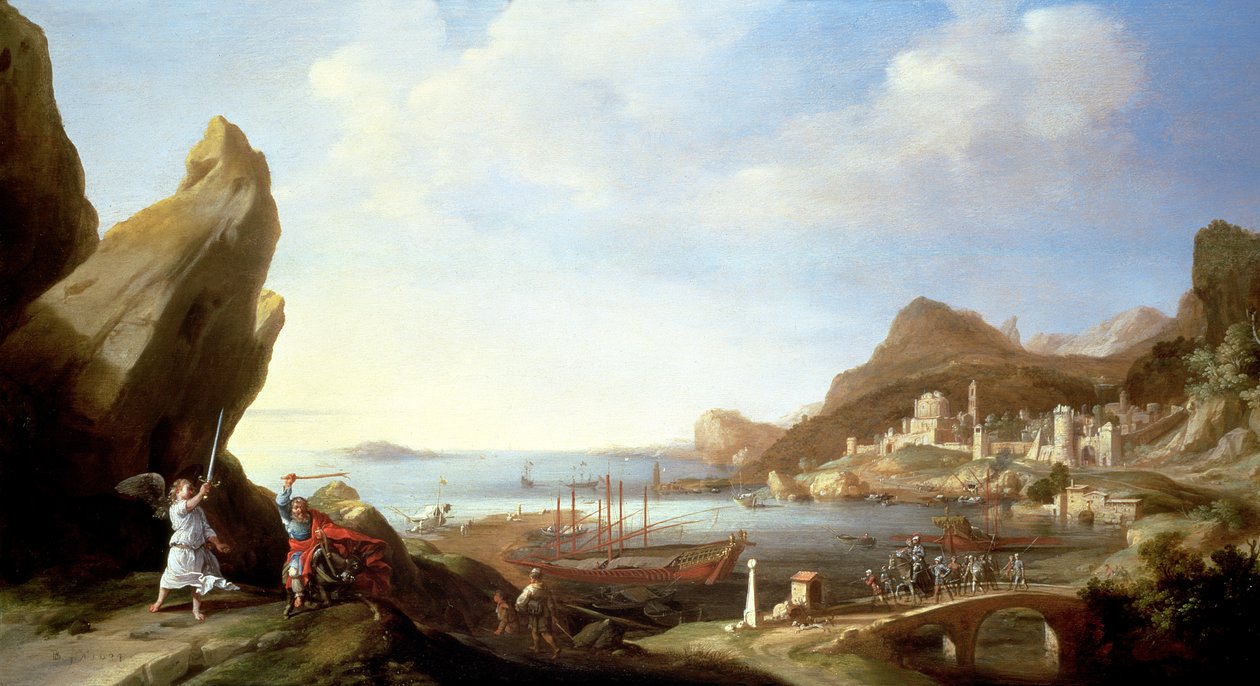 Balam ve Kıçını by Bartholomeus Breenbergh