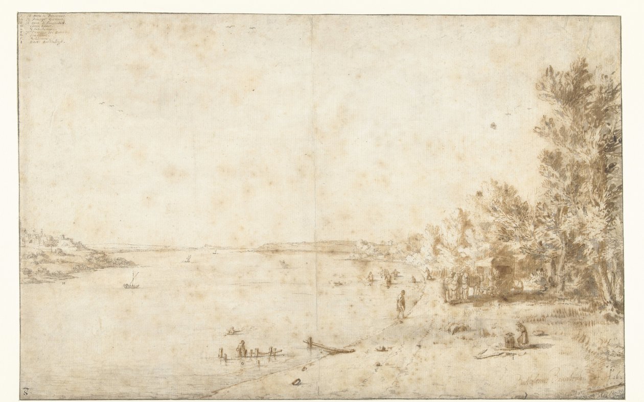 Bracciano Dükü, Lago di Bracciano'da by Bartholomeus Breenbergh