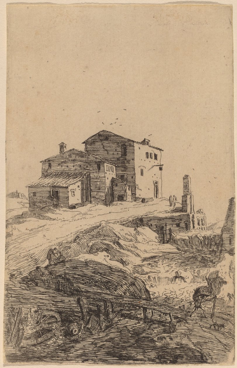 Prima Porta yakınlarındaki Inn by Bartholomeus Breenbergh