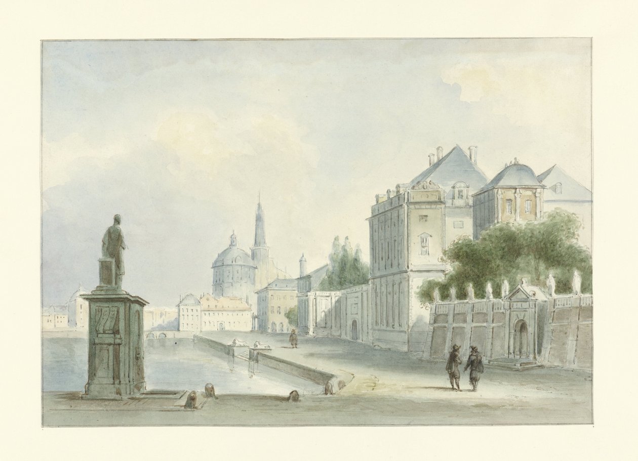 İtalyan Şehir Manzarası by Bartholomeus Johannes van Hove