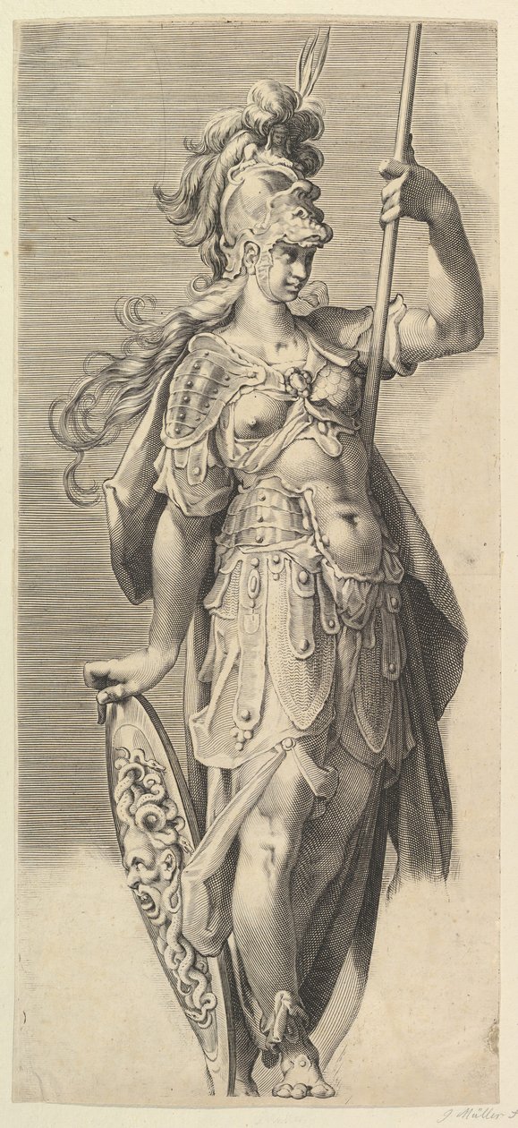 Minerva, ca. 1632 by Bartholomeus Spranger