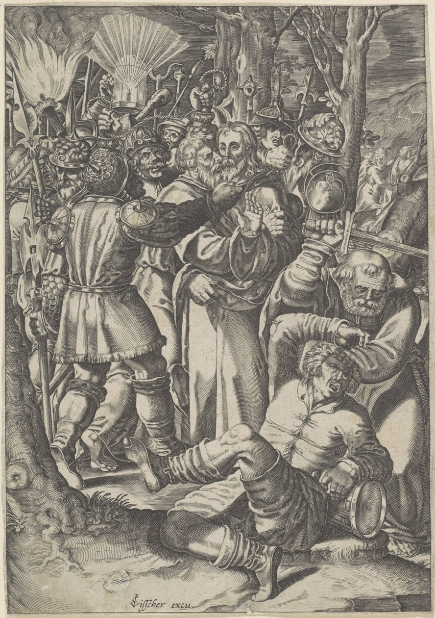 İsa'nın esareti by Bartholomeus Willemsz. Dolendo (possibly)