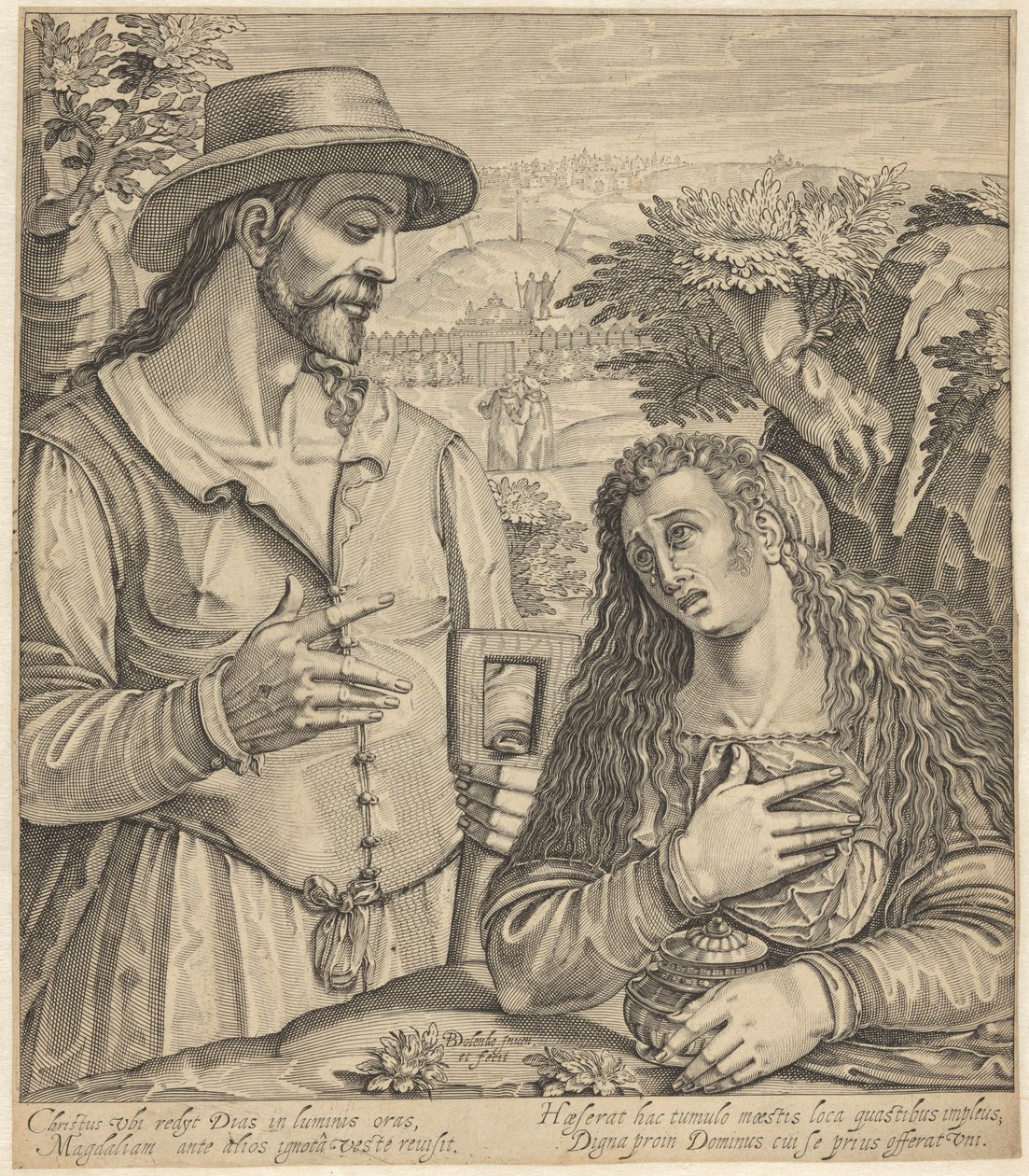 İsa Mecdelli Meryem'e Görünüyor by Bartholomeus Willemsz. Dolendo