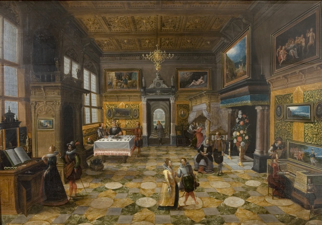 parti sahnesi by Bartholomeus van Bassen