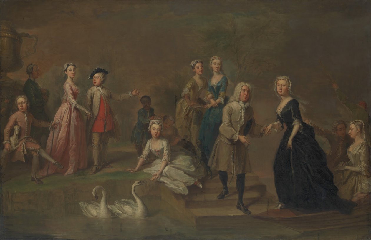 Uvedale Tomkyns Price 1685-1764 ve Ailesinin Üyeleri, muhtemelen 1730