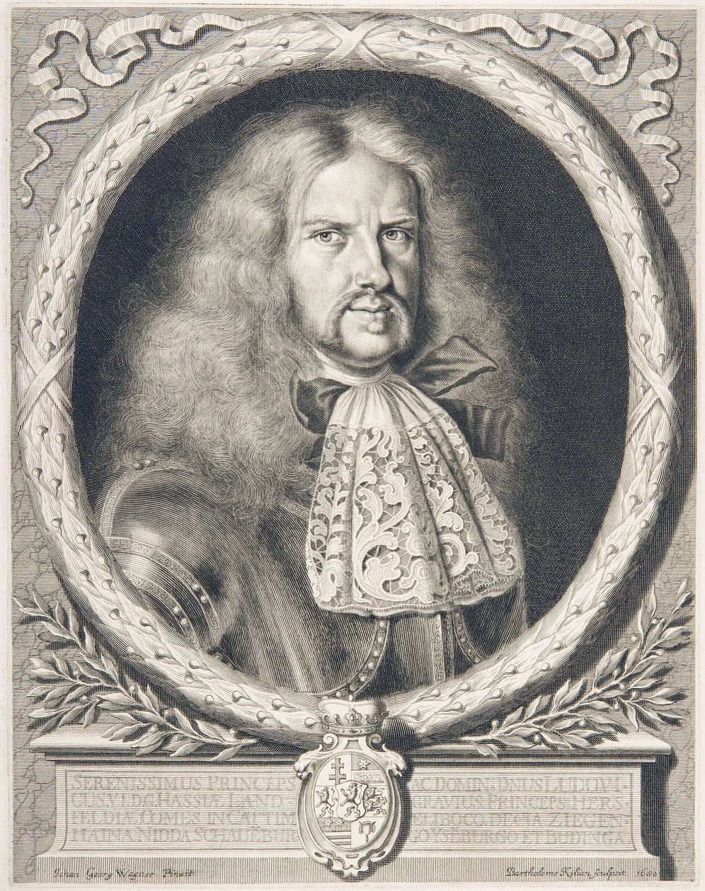 Louis VI. (1630-1678), Hesse-Darmstadt 1661-1678 Landgrave by Bartholomäus Kilian
