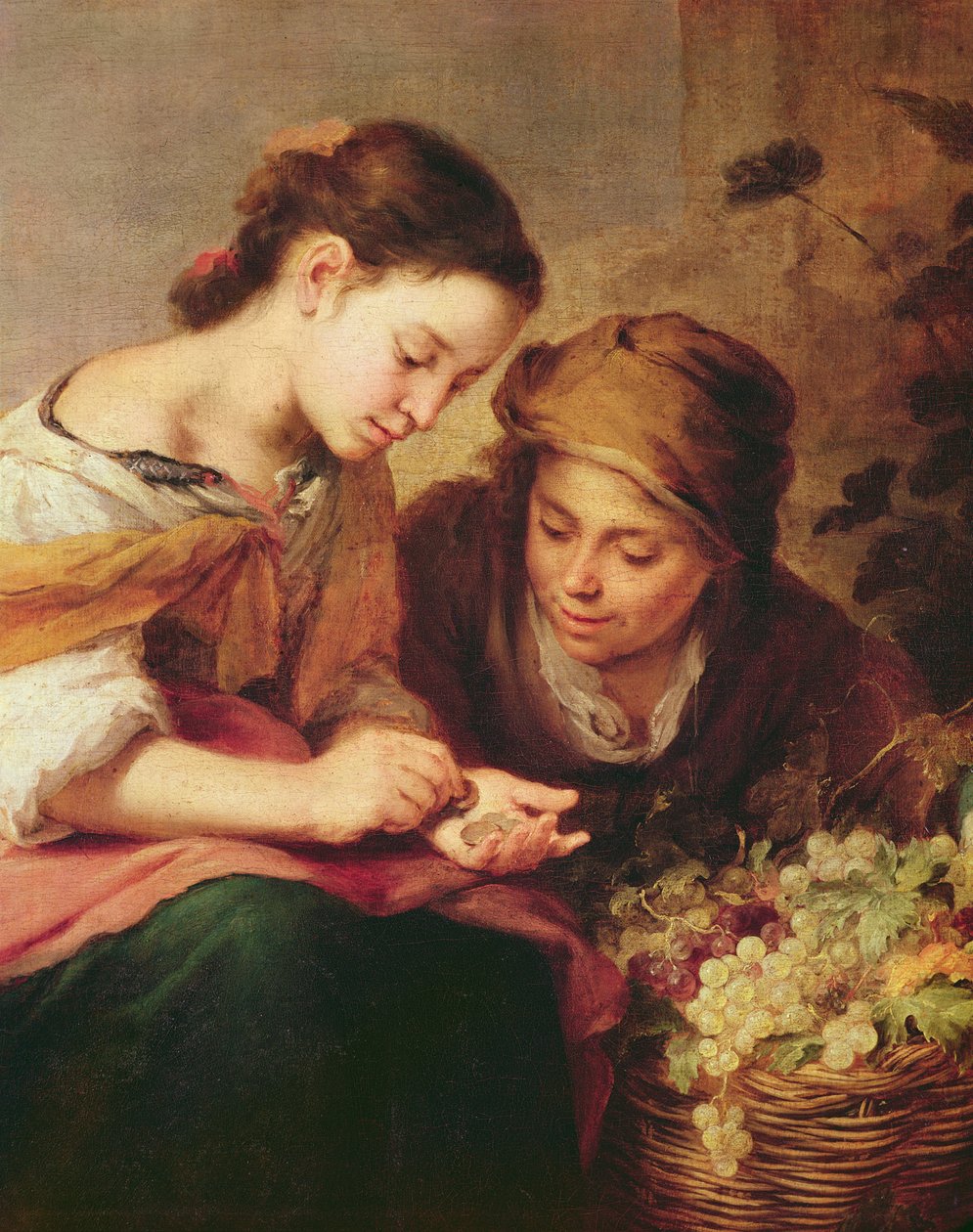Küçük Meyve Satıcısı Detayı, 1670-75 (bkz. 170100) by Bartolomé Esteban Murillo