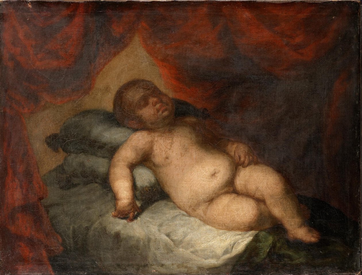 Bebek İsa Uykuda by Bartolomé Esteban Murillo