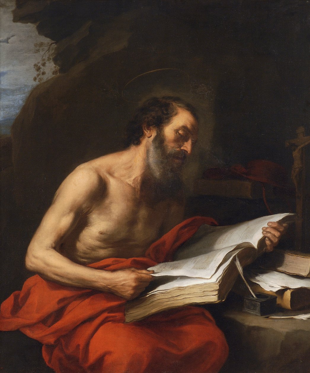 Aziz Jerome okuma by Bartolomé Esteban Murillo