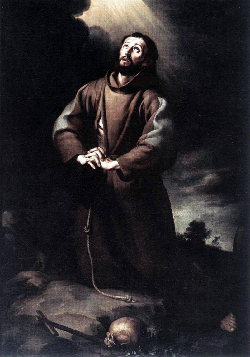 Assisili Aziz Francis duada by Bartolomé Esteban Murillo