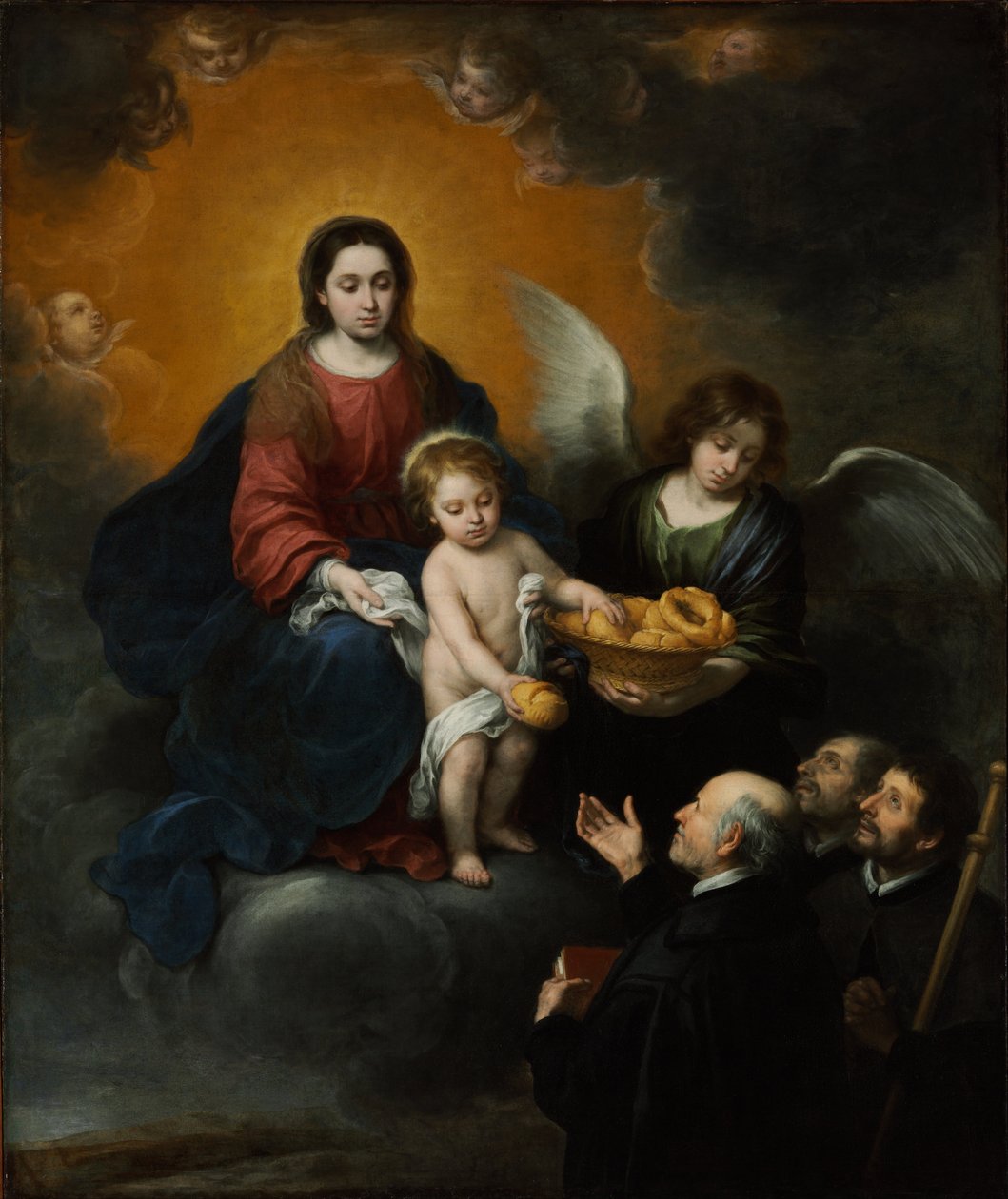 Hacılara Ekmek Dağıtan Bebek İsa by Bartolomé Esteban Murillo