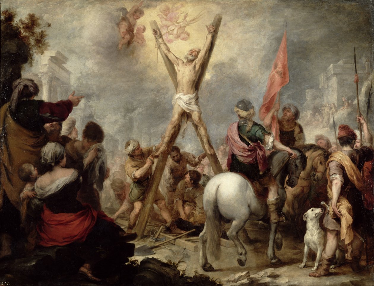 Aziz Andrew Şehitliği, 1675-82 by Bartolomé Esteban Murillo