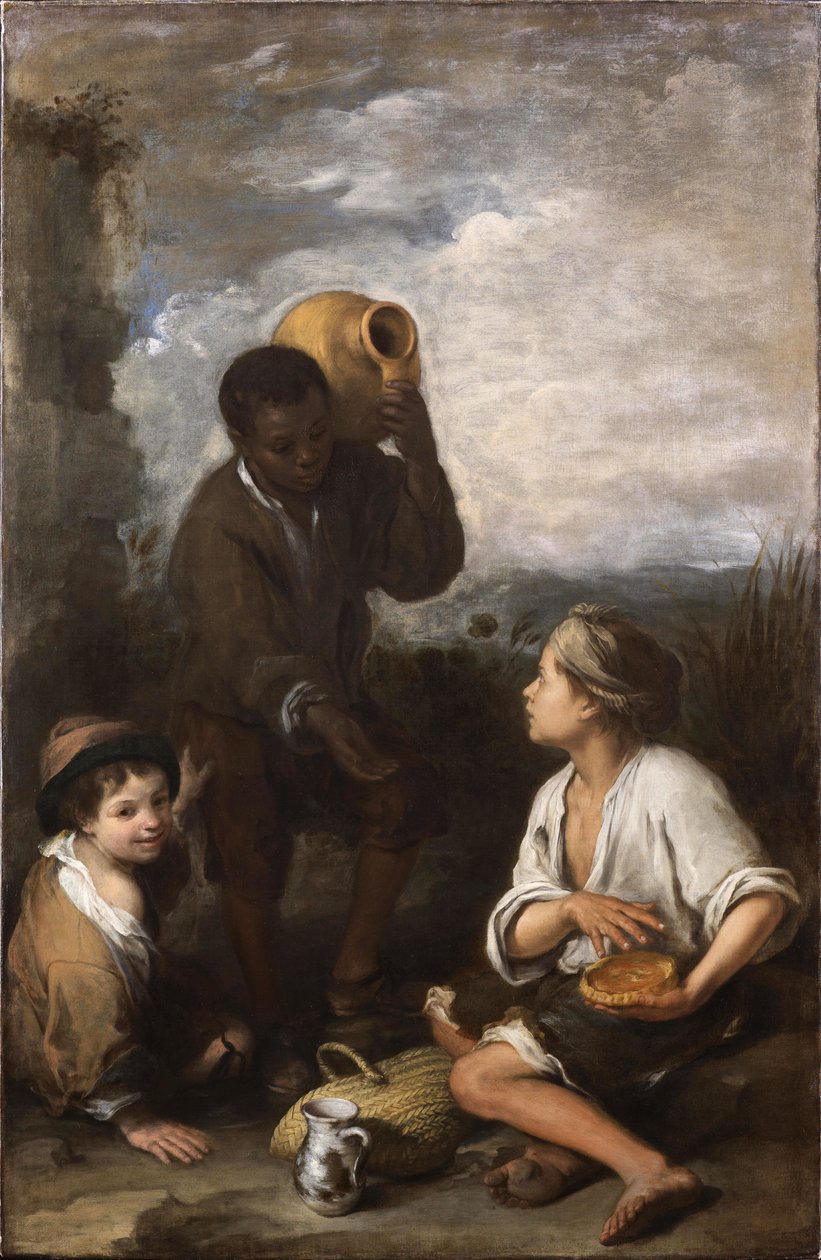 Tres Muchachos (Dulwich Resim Galerisi) by Bartolomé Esteban Murillo