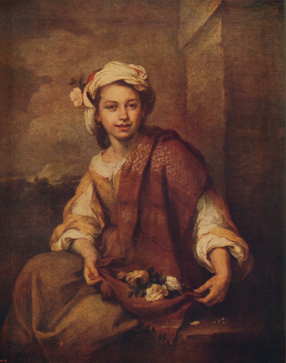 İspanyol Bir Çiçek Kız, 1665-1670, c1915 by Bartolomé Esteban Murillo