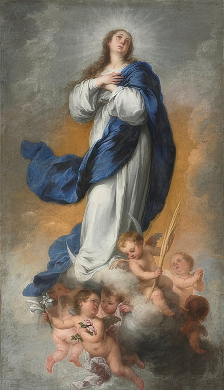 Immaculate Conception. 1680 civarında by Bartolomé Esteban Murillo