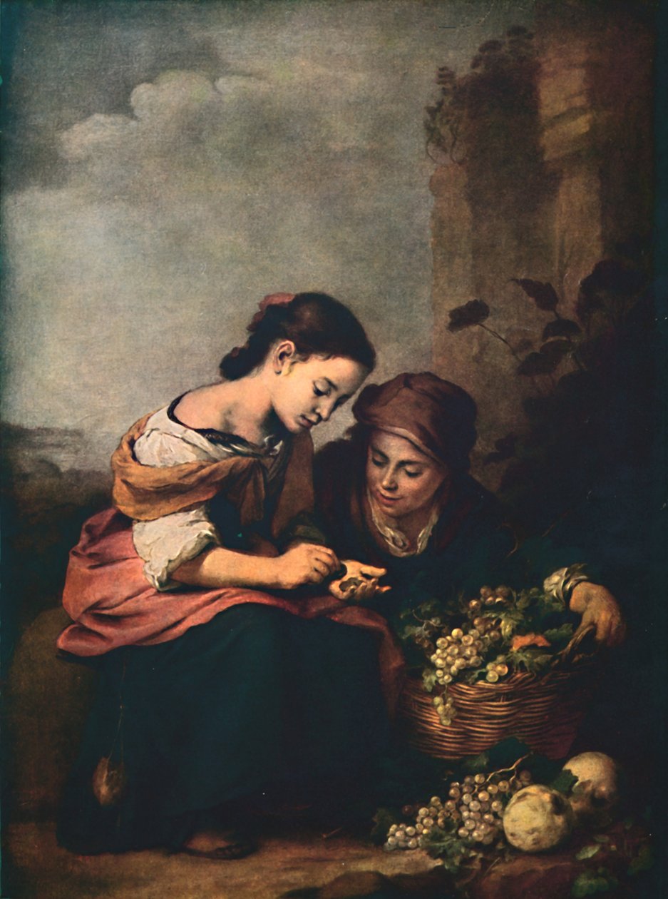 Meyve Satıcıları Paralarını Sayıyor, 1618, 1914. by Bartolomé Esteban Murillo