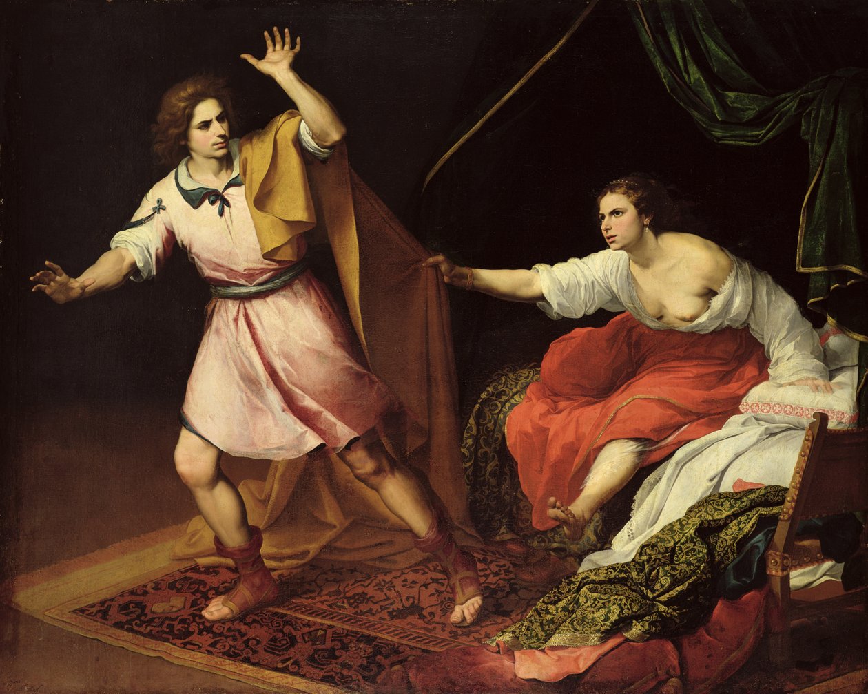 Joseph ve Potifar'ın Karısı by Bartolomé Esteban Murillo