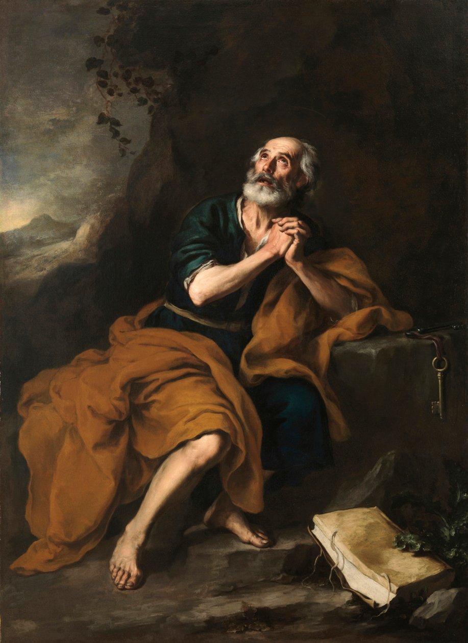 Havari Peter, 1665-1670. by Bartolomé Esteban Murillo