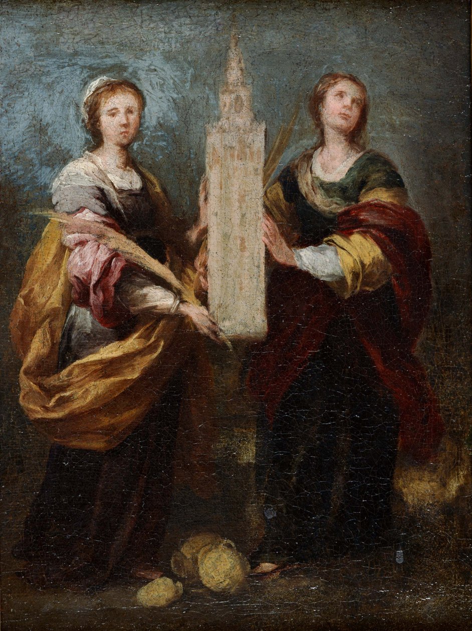 Aziz Justa ve Rufina, yaklaşık 1665 by Bartolomé Esteban Murillo