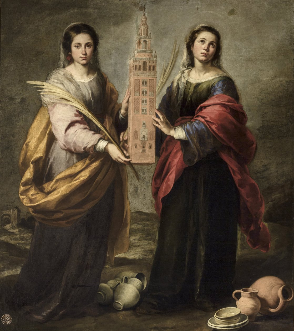 Aziz Justa ve Rufina, yaklaşık 1666. by Bartolomé Esteban Murillo