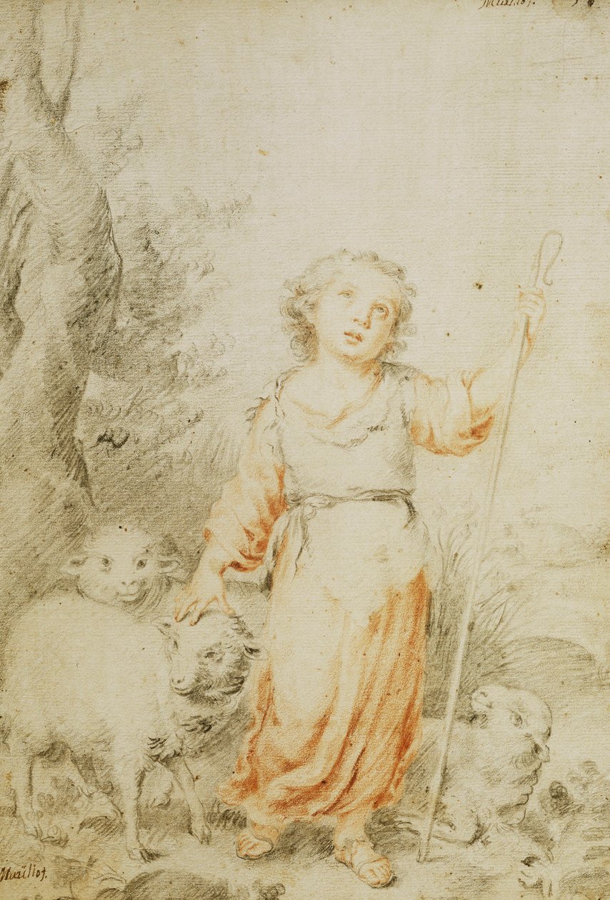 İyi çoban, by Bartolomé Esteban Murillo