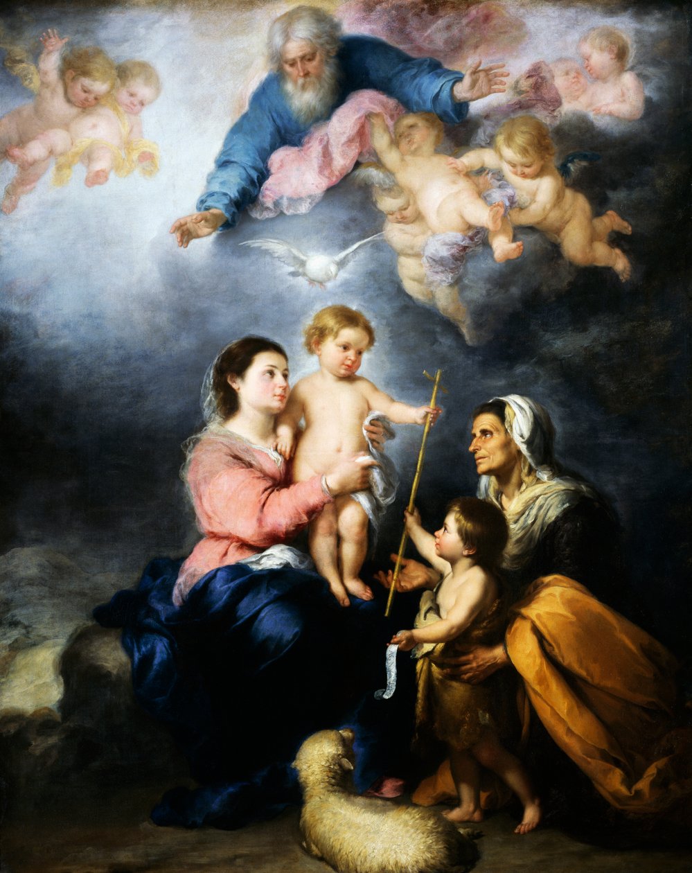 Kutsal Aile (Seville Bakire) by Bartolomé Esteban Murillo