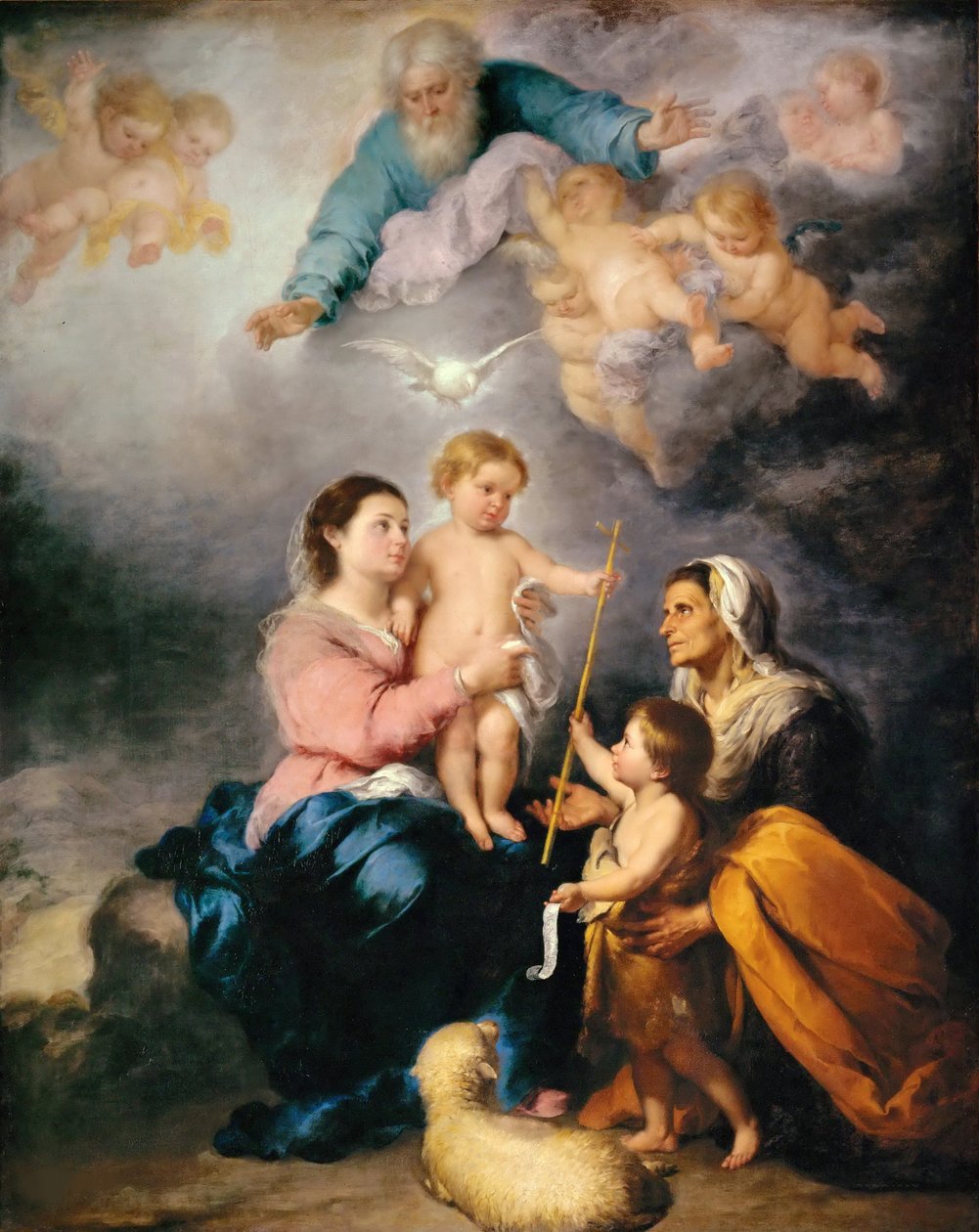 Kutsal Aile Sevilla Bakiresi by Bartolomé Esteban Murillo