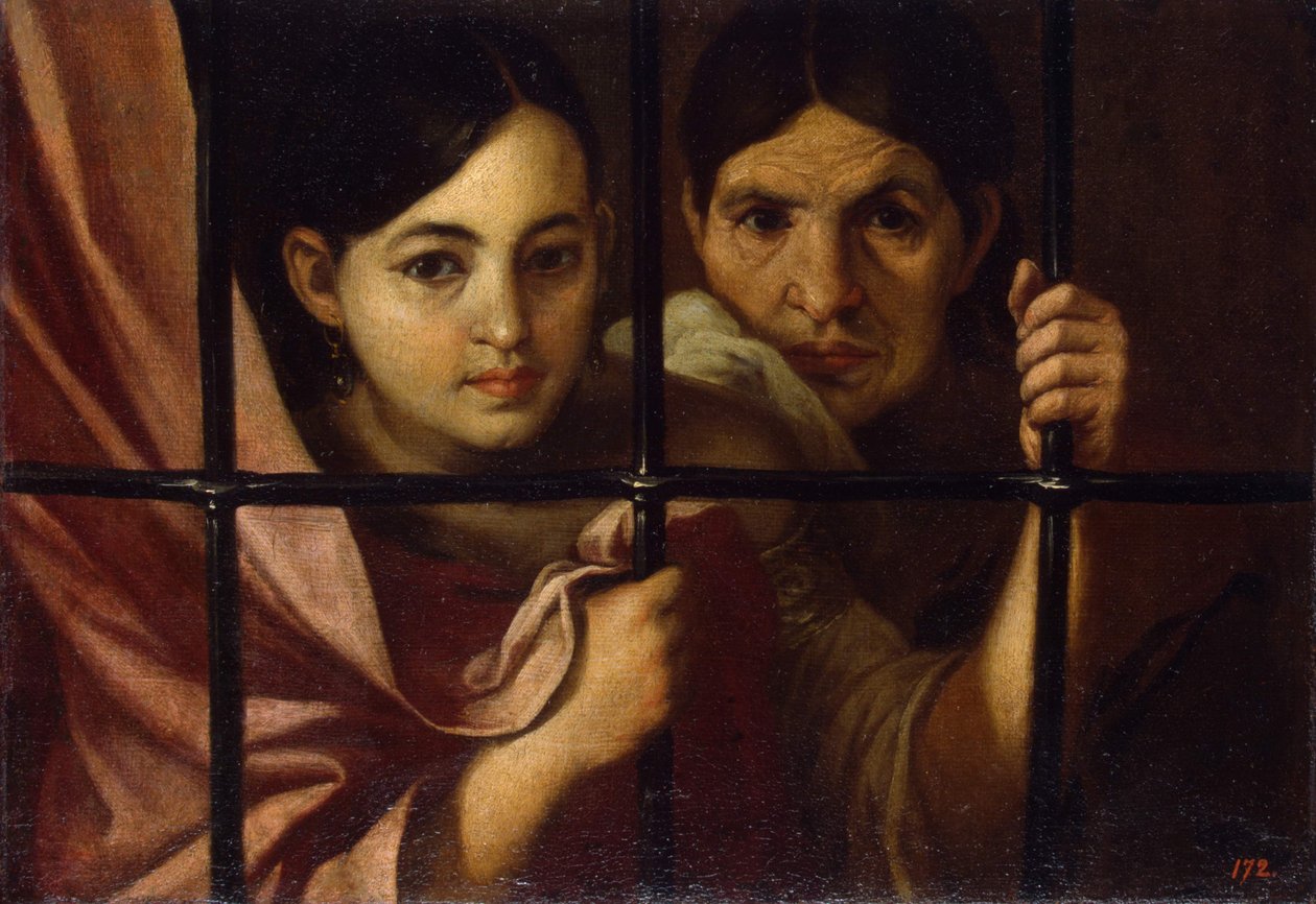 Izgaranın Arkasındaki İki Kadın, 1645 by Bartolomé Esteban Murillo