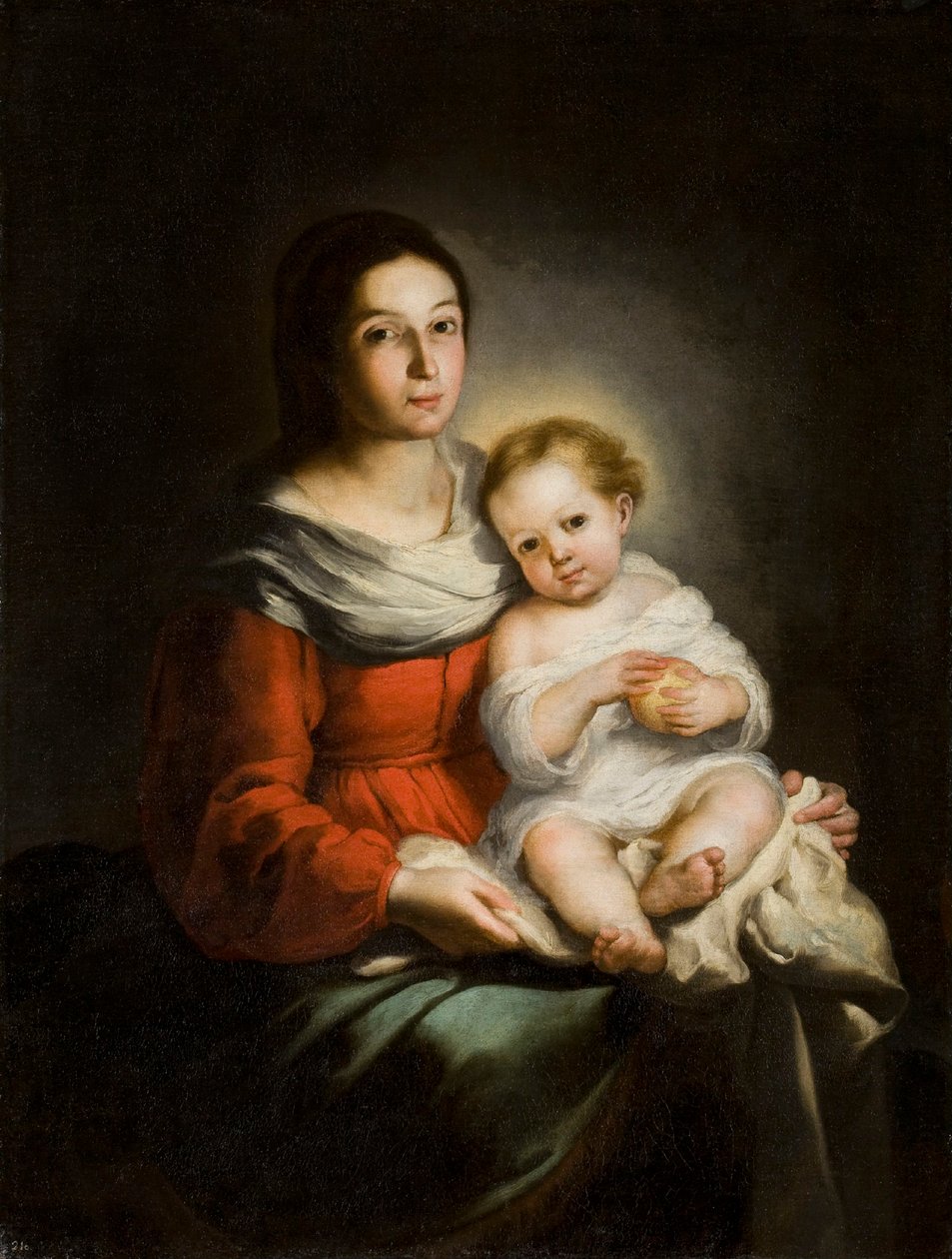 Bakire ve Çocuk, c. 1650. by Bartolomé Esteban Murillo