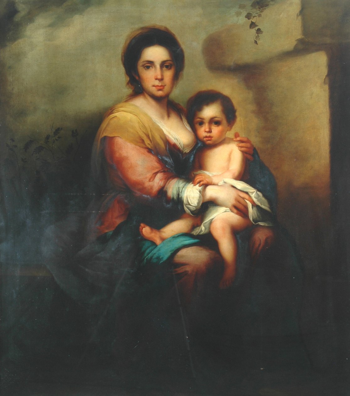 Bakire ve çocuk, 18. yüzyıl by Bartolomé Esteban Murillo