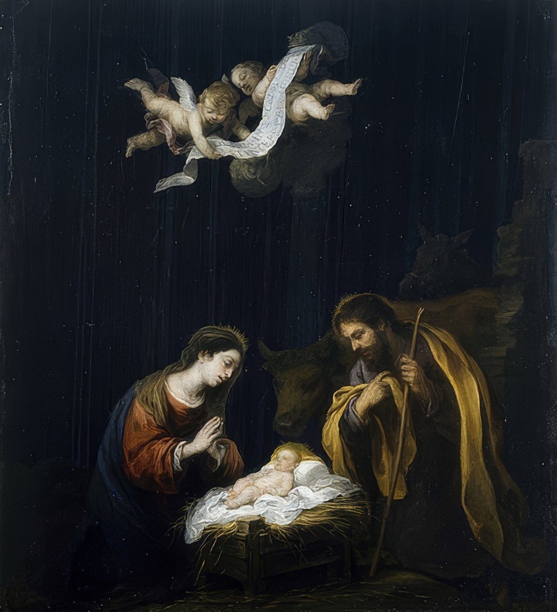 Noel. 1668 civarında by Bartolomé Esteban Murillo