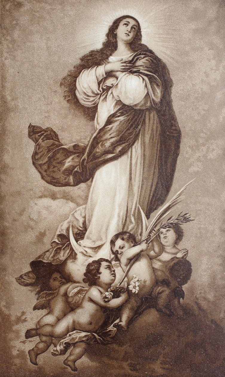 Bartolome Esteban Murillo tarafından Kutsal Bakire Meryem'in Kusursuz Anlayışı by Bartolome Esteban (after) Murillo