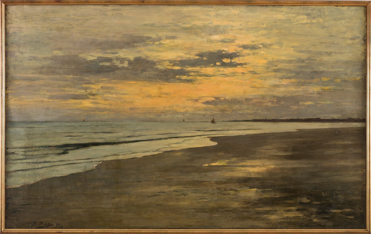  Spiaggia del LidoBeach of the Lido by Bartolomeo Bezzi