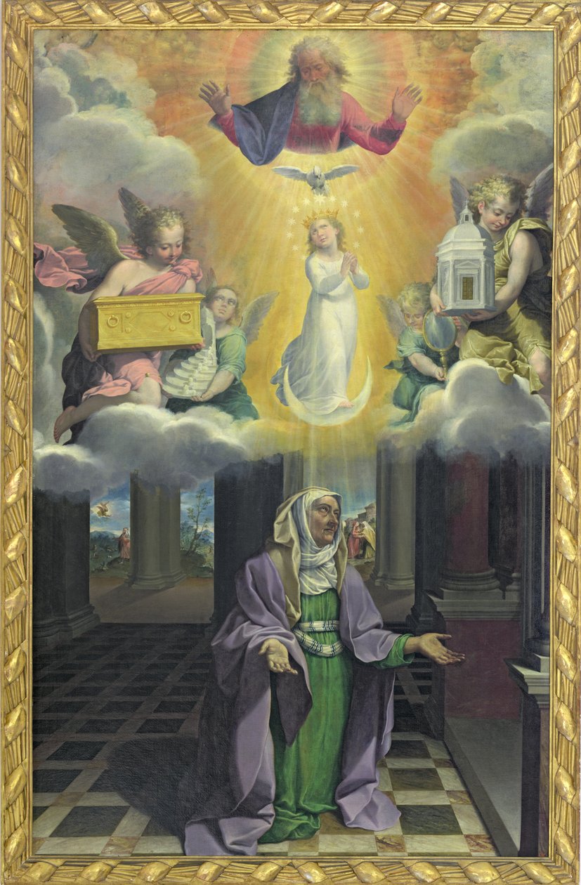 St. Anne ve Immaculate Conception by Bartolomeo Cesi