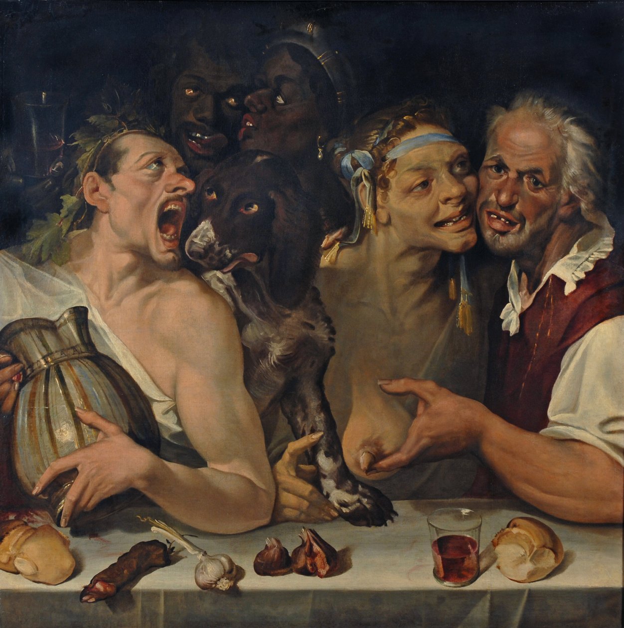 neşeli şirket by Bartolomeo Passarotti