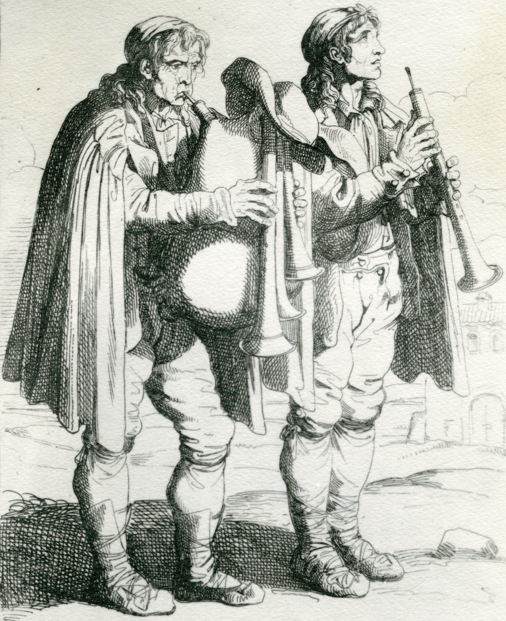 Li Pifferari, 1810 by Bartolomeo Pinelli