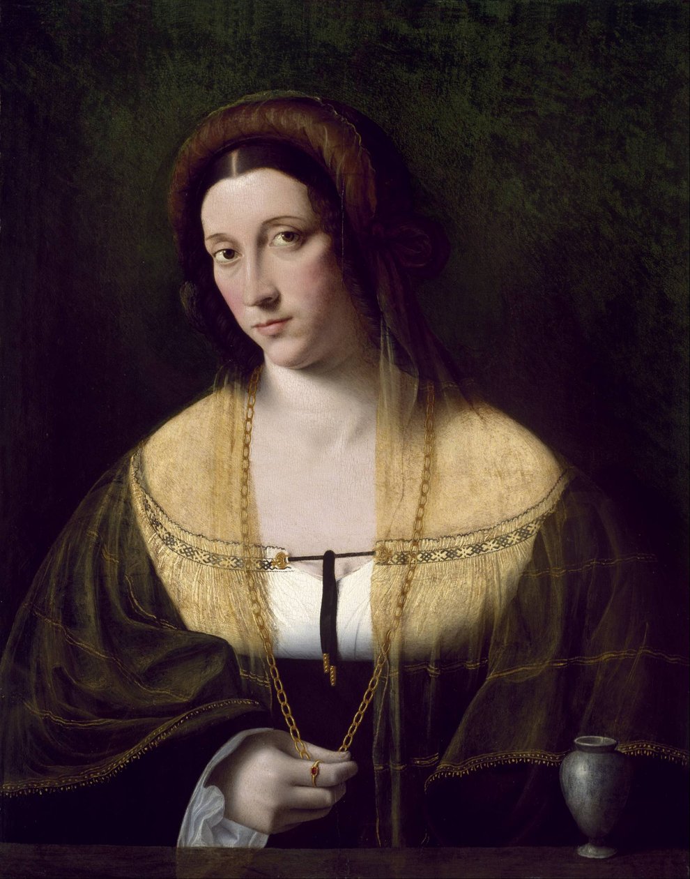 Bir Bayan Portresi by Bartolomeo Veneto